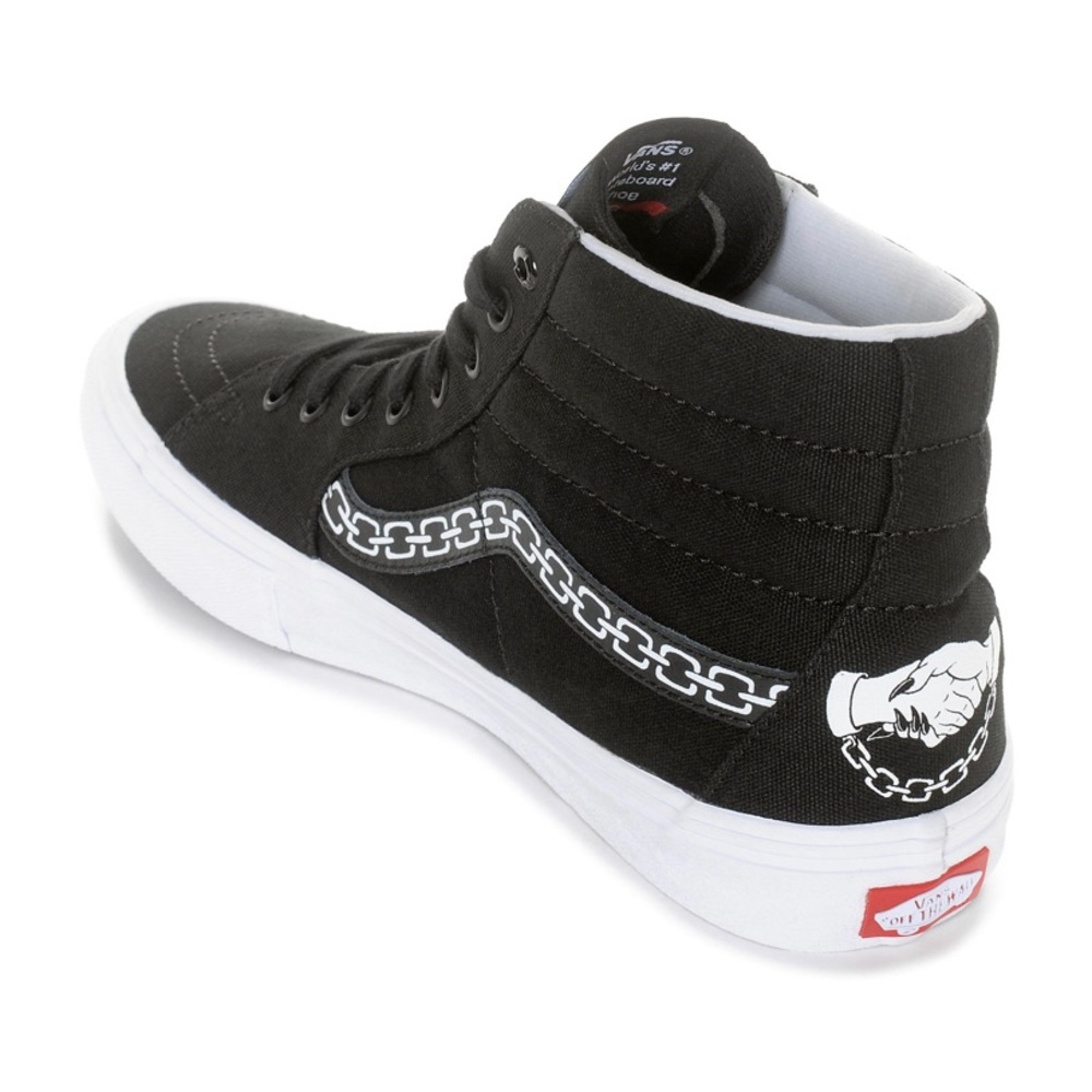 Vans X Sketchy Tank Collaboration Sk8-Hi Pro Shoes Sz 10 - Down With My Demons